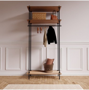 Шафа відкрита з полицями DECO 185x85x35см