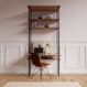 Стіл письмовий з полицями AR Shelving DECO 185x85x35/52.5см 4 полиці (KDECO185X85X355255N)