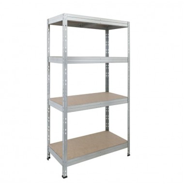 Стелаж металевий AR Shelving RIVET 180x90x45см 4 полиці (TR18C400KHEDZTG00)