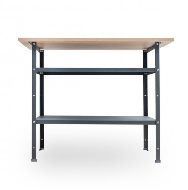 Верстак сталевий AR Shelving 120х60х85см 2 полиці (MT1208560G45)