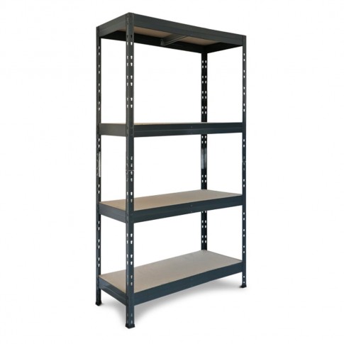 Стелаж металевий AR Shelving RIVET 180x90x45см 4 полиці (TR18S405KHEDD8TLM0) Стелаж металевий AR Shelving RIVET 180x90x45см 4 полиці (TR18S405KHEDD8TLM0)
