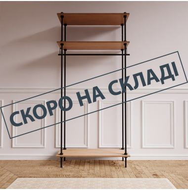 Шафа відкрита з полицями DECO 185x85x35см